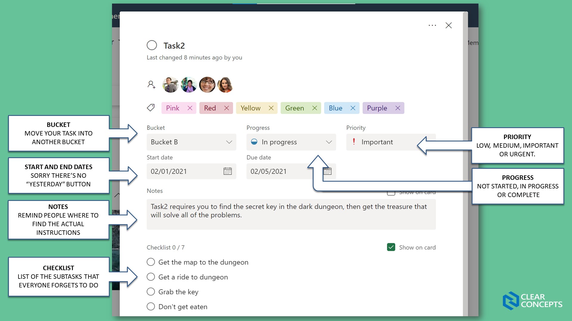 Navigating Microsoft Planner Tasks